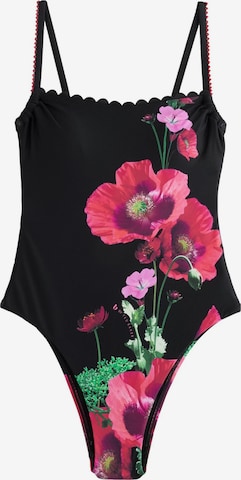 B by Ted Baker Bustier Muotoileva uimapuku värissä musta: etupuoli