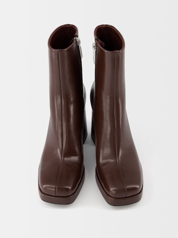 Bottines Bershka en marron