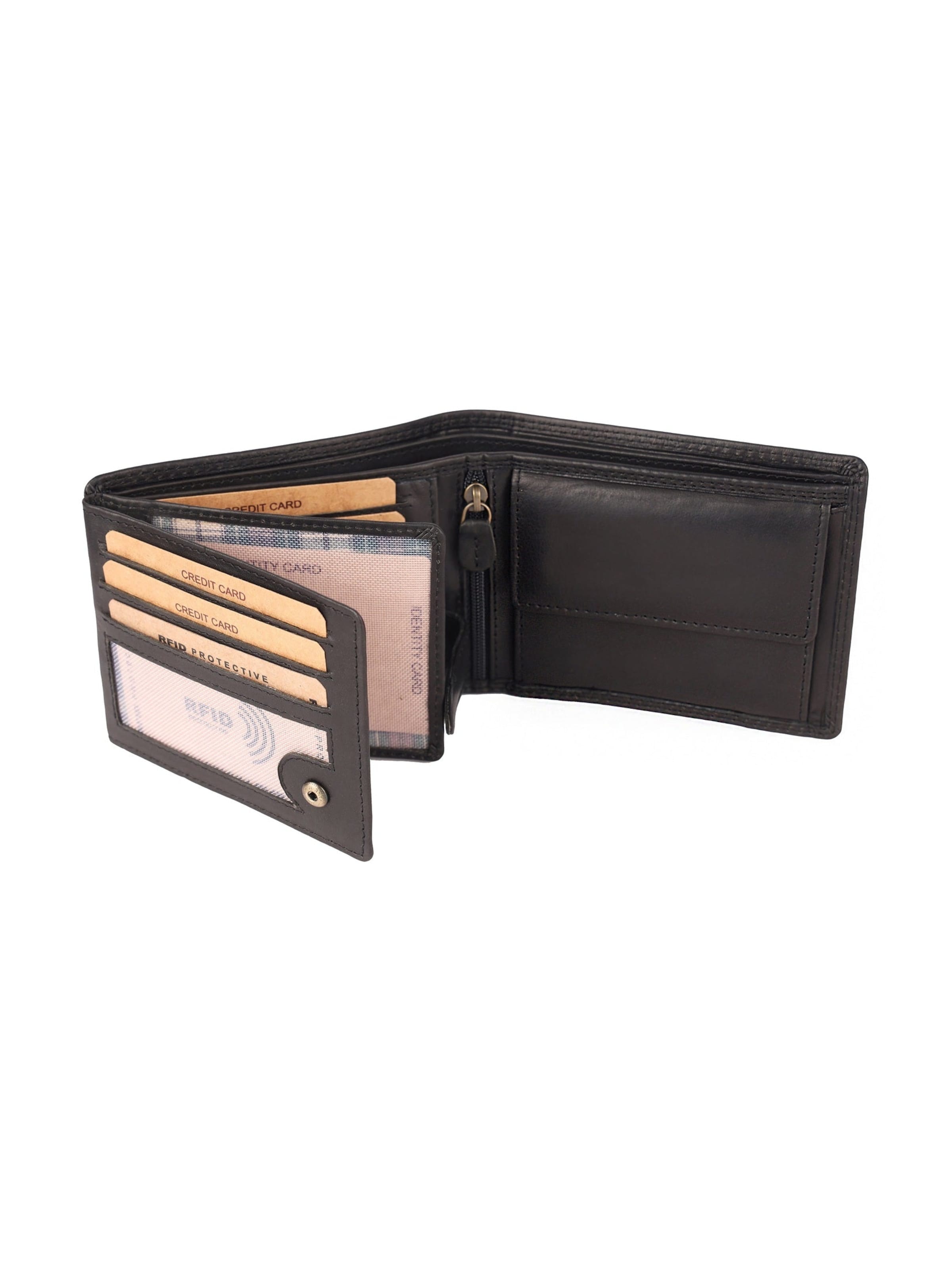 Benthill Wallet in Black: front
