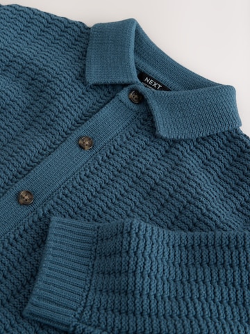 Next Gebreid vest in Blauw