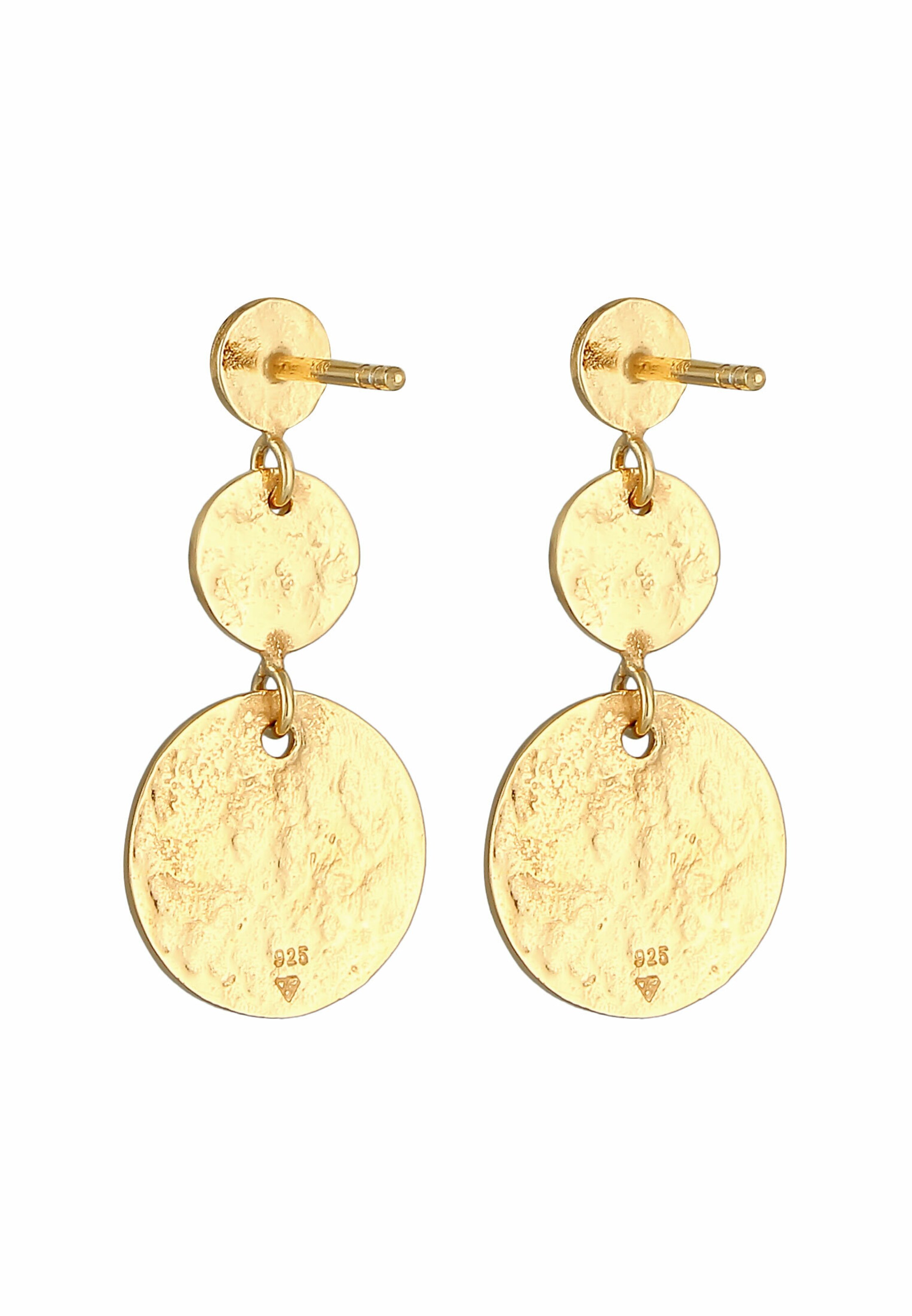 Boucles d'oreilles 'Geo' ELLI en or