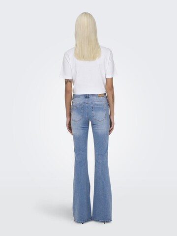 ONLY Flared Jeans 'Reese' in Blauw