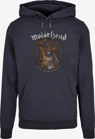 Merchcode Sweatshirt 'Motorhead - Lemmy Bass' in Blauw: voorkant