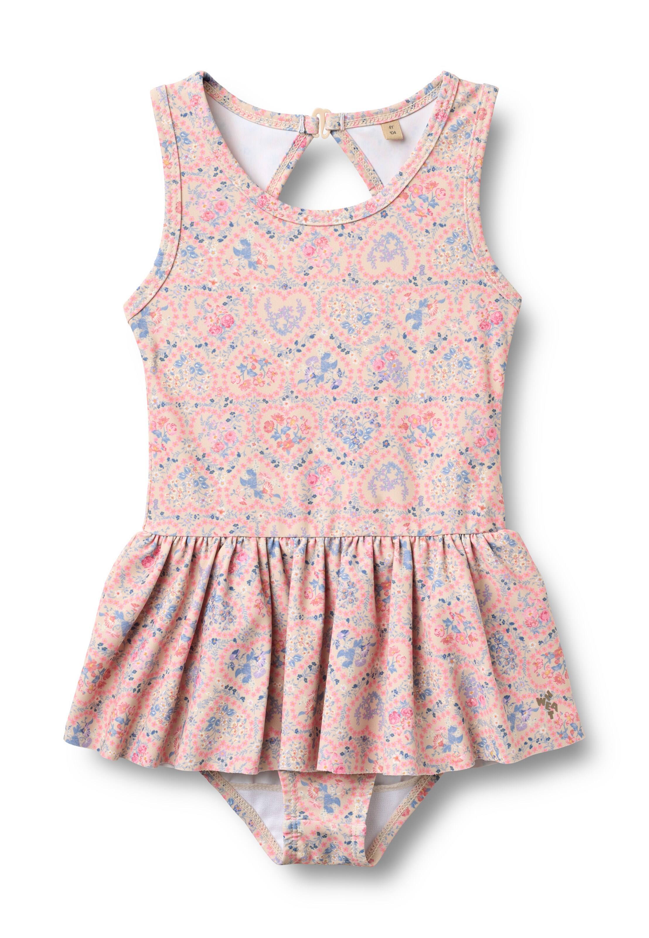 WHEAT Badpak 'Erna' in Roze: voorkant