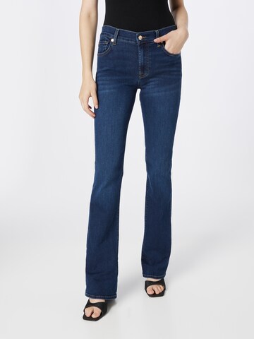 7 for all mankind Bootcut Jeansy w kolorze niebieski: przód