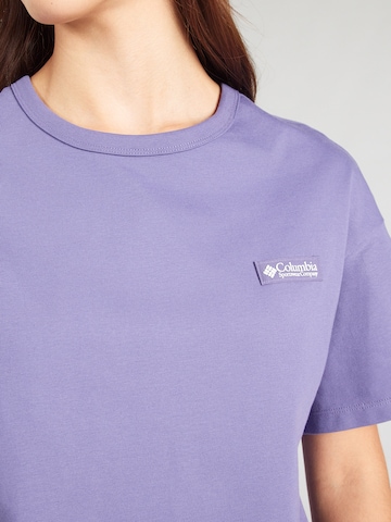 COLUMBIA Funkcionalna majica 'CSC' | vijolična barva