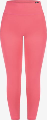 Coupe slim Leggings ' Kenna ' Smilodox en rose : devant