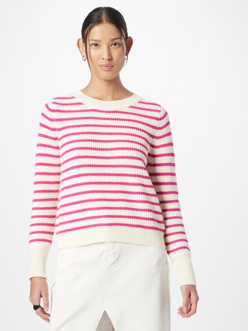 Lollys Laundry Sweter 'Dane' w kolorze różowy: przód