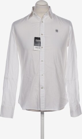G-Star RAW Button Up Shirt in M in White: front
