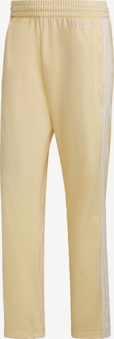 ADIDAS ORIGINALS Pants 'Straight' in Yellow: front