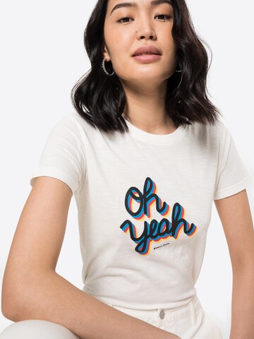 Wemoto Shirt 'YEAH' in Wit