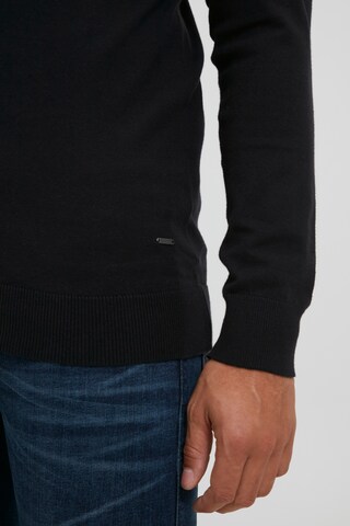 INDICODE JEANS Knit Cardigan 'Ernoldo' in Black