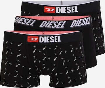 DIESEL شورت بوكسر بلون أسود: الأمام