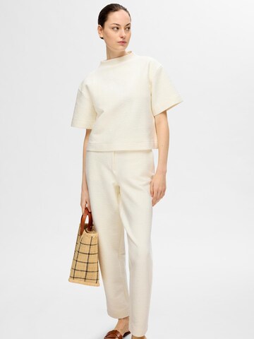 SELECTED Regular Hose in Weiß