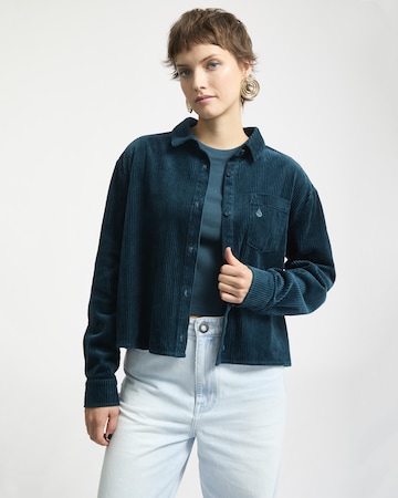Volcom Blouse 'WEELLOW CORD' in Blue