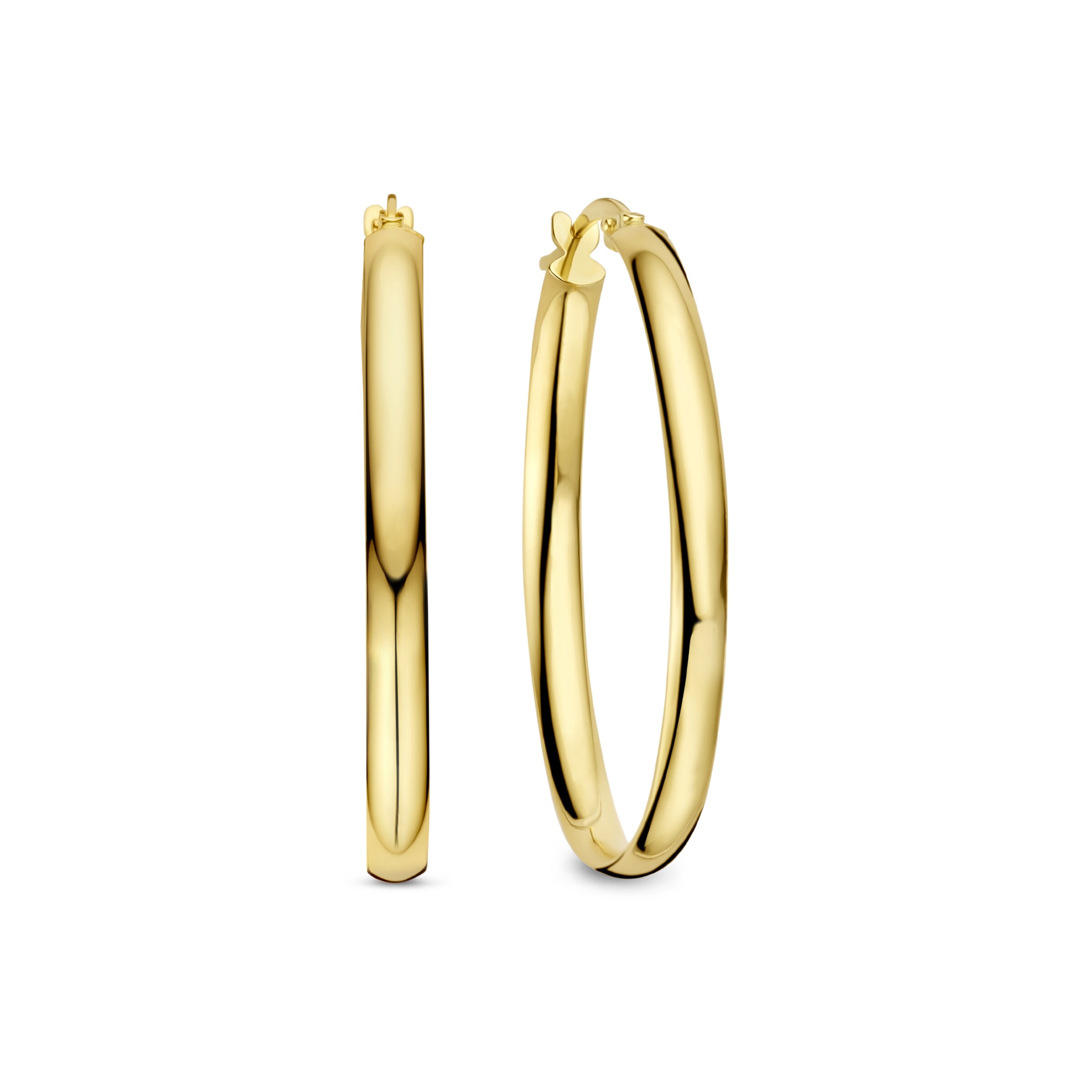 Isabel Bernard Earrings in Gold: front