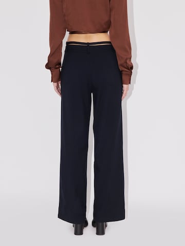 LeGer by Lena Gercke Loose fit Trousers with creases 'Leia' in Black