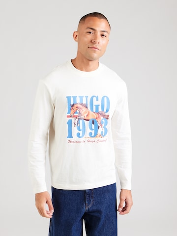 T-Shirt 'Nevalon' HUGO en blanc : devant