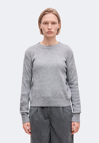 19V69 ITALIA - Jersey talla grande 'Losa' en gris: frente