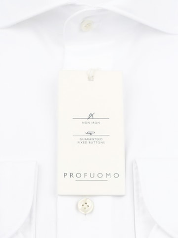Profuomo Slim fit Button Up Shirt in White