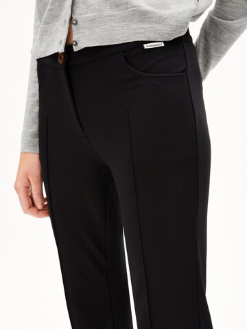 ARMEDANGELS Slim fit Pleat-Front Pants 'Lohaal' in Black