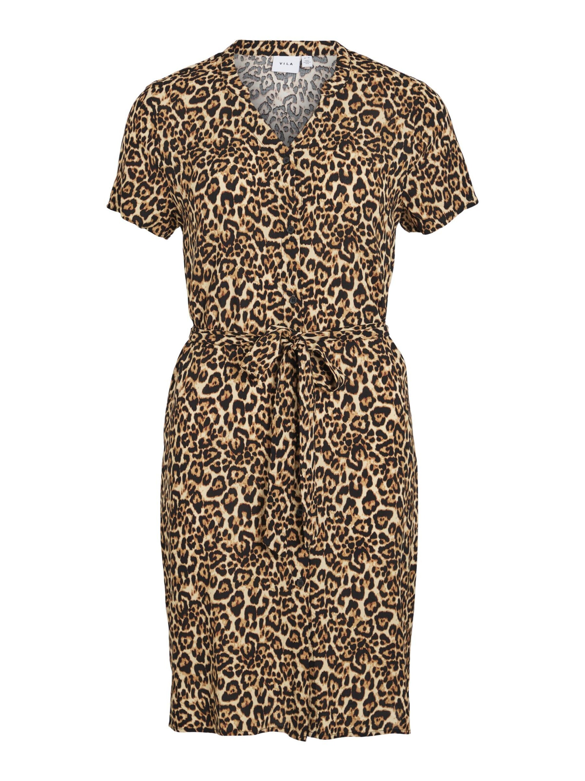 Robe VILA en beige : devant