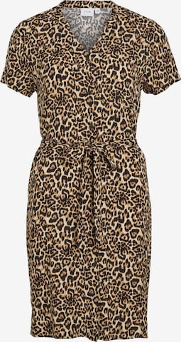 VILA - Vestido en beige: frente