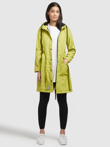 khujo Between-Seasons Coat 'GLENNA' in Green