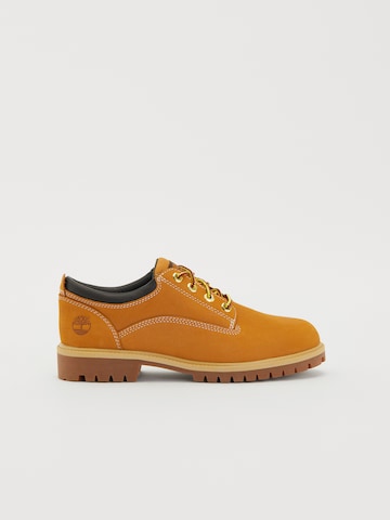 TIMBERLAND Šněrovací boty 'HERITAGE' – hnědá
