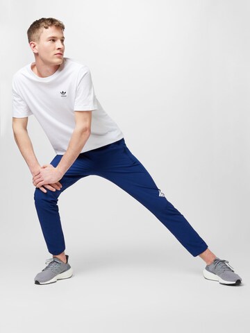 ADIDAS SPORTSWEAR Zúžený strih Športové nohavice 'D4T' - Modrá