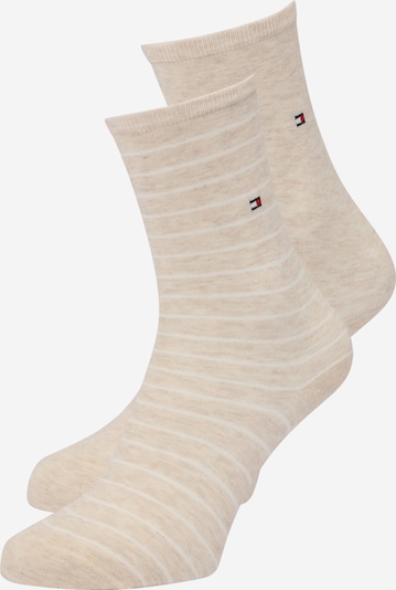 Tommy Hilfiger Underwear Socken in hellbeige / navy / rot / weiß, Produktansicht