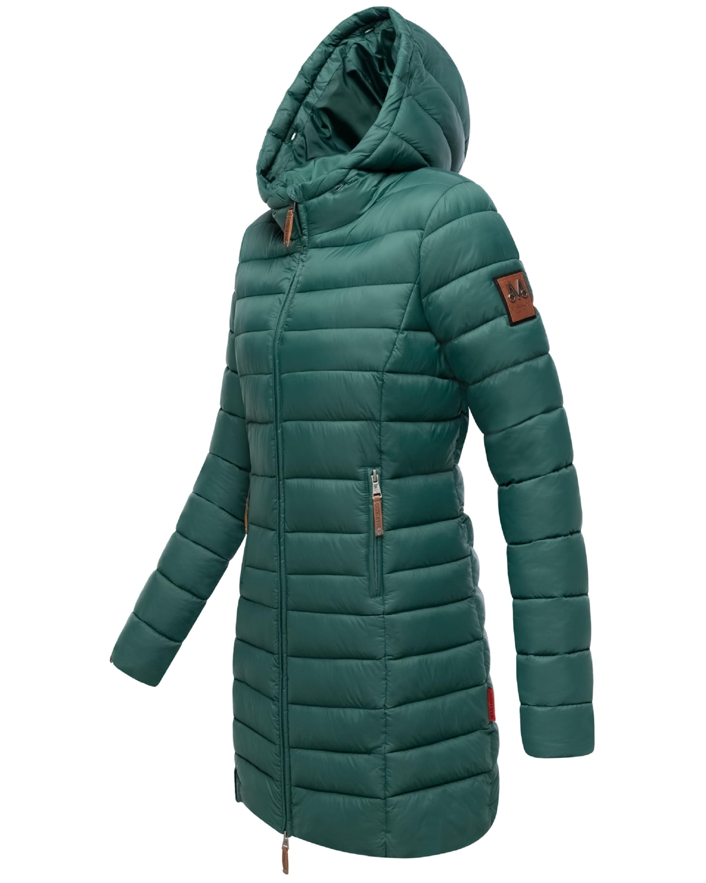 žalia MARIKOO Žieminis paltas 'Rose'