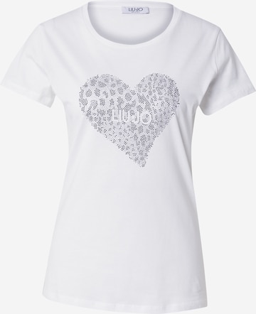 T-shirt Liu Jo en blanc : devant