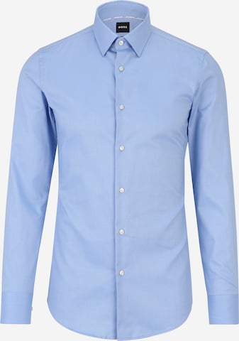 Chemise 'P-HANK' BOSS en bleu : devant