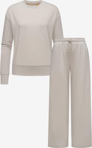 Ragwear Joggedress 'Delje' i beige: forside