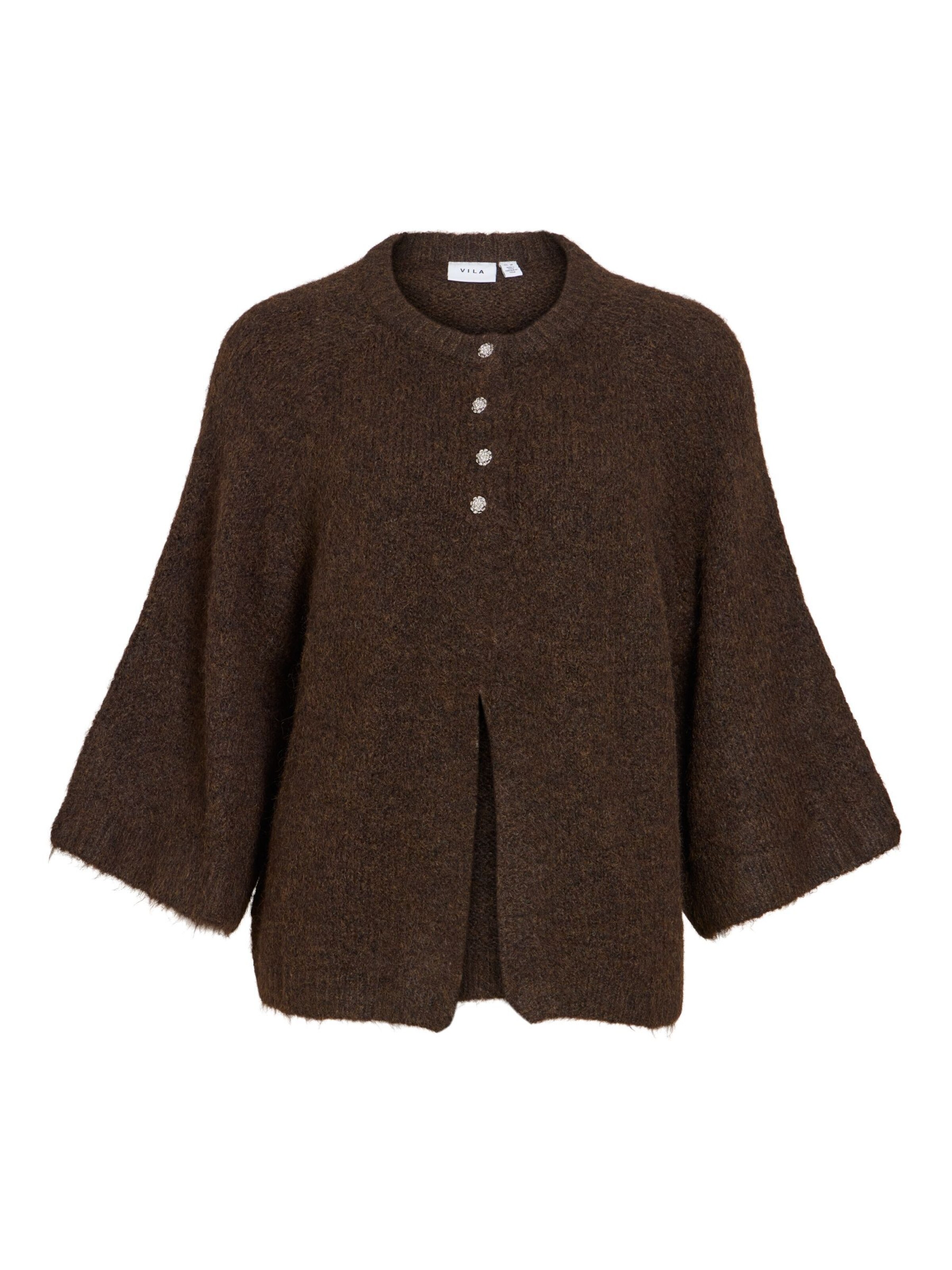 VILA Cardigan 'VIBows' i brun: forside