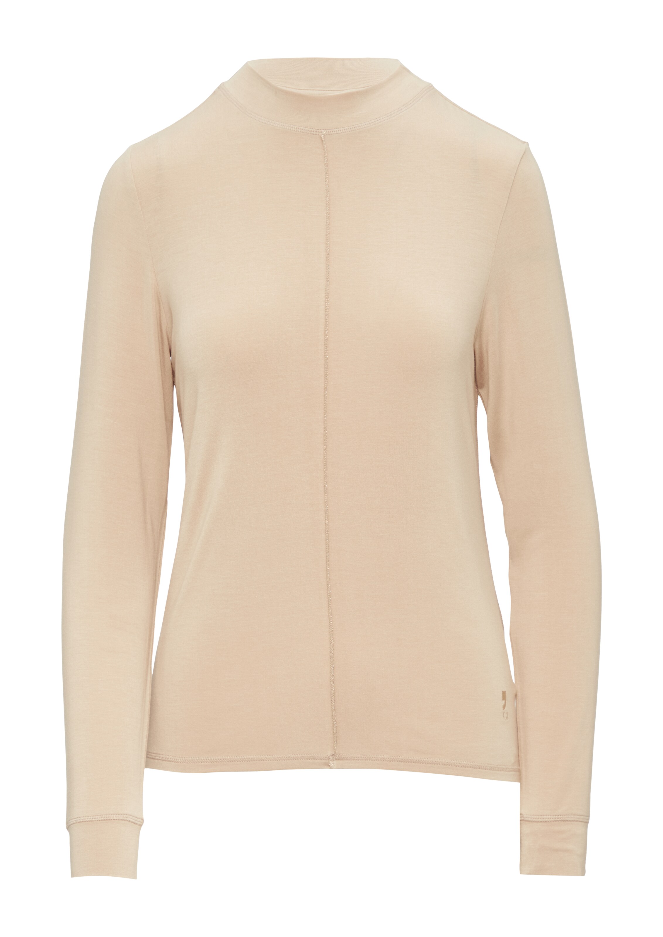 comma casual identity Shirt in Beige: voorkant