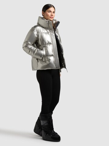 khujo Winterjas 'Rinja2 Shiny' in Zilver