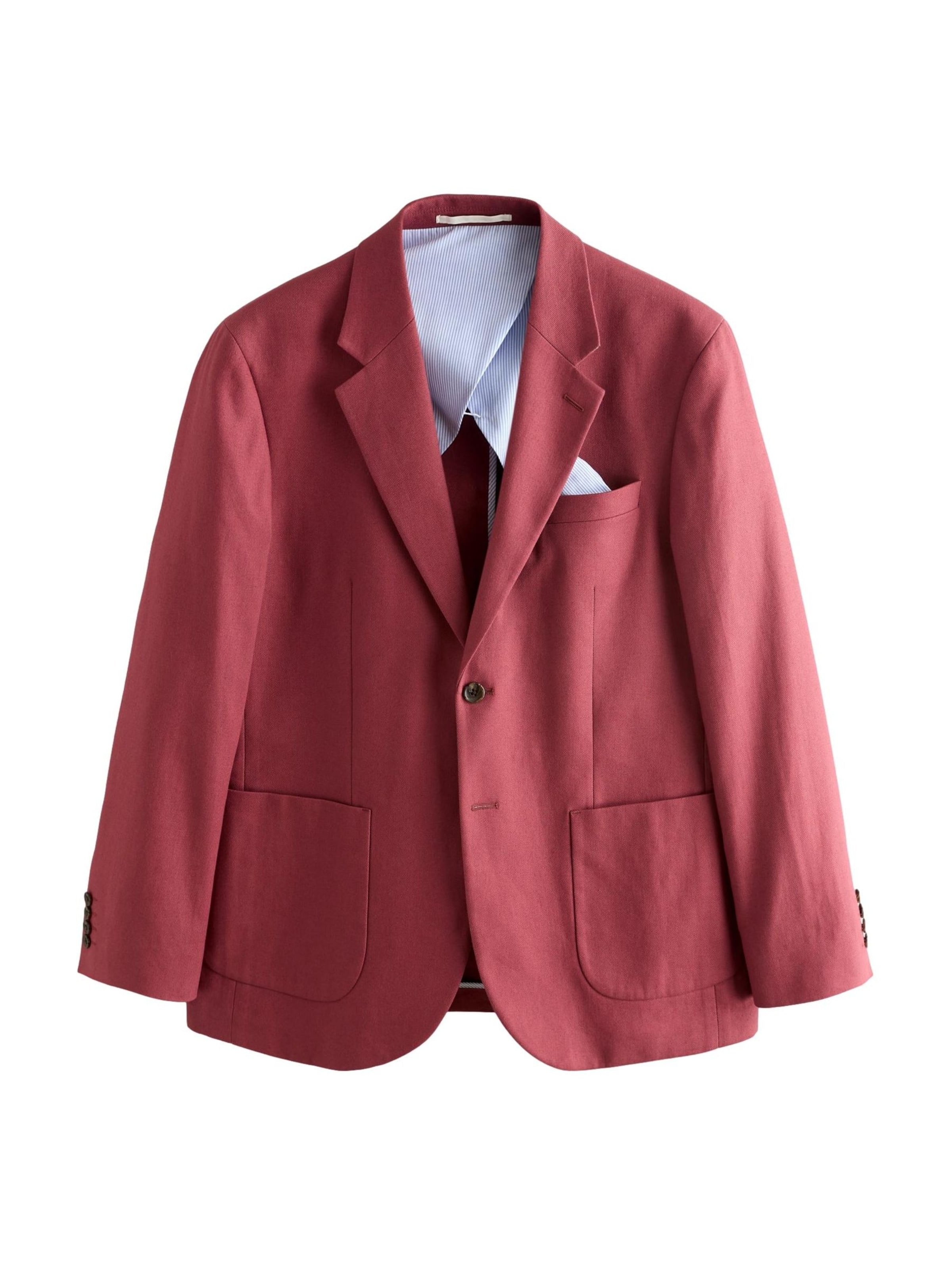 Next Sakko in Rot: Vorderseite