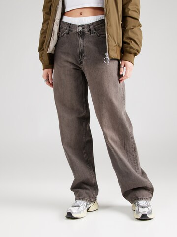 WEEKDAY - Loosefit Vaquero 'Rail' en gris: frente