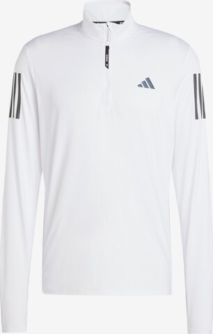 T-Shirt fonctionnel 'Own the Run' ADIDAS PERFORMANCE en blanc : devant