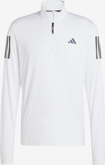 ADIDAS PERFORMANCE Functioneel shirt 'Own the Run' in de kleur Zwart / Wit, Productweergave