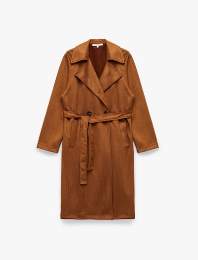 Koton Between-Seasons Coat in Brown, Item view