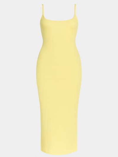 Nudyess Zomerjurk '1017E' in de kleur Geel, Productweergave