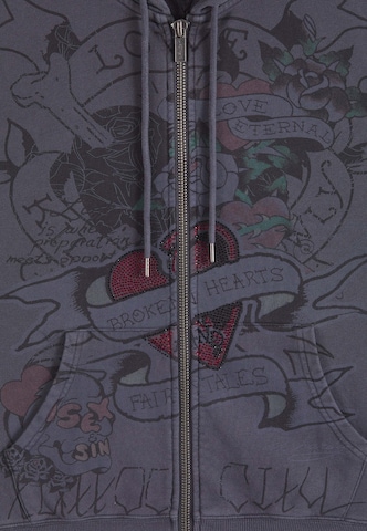 Veste de survêtement Ed Hardy en gris
