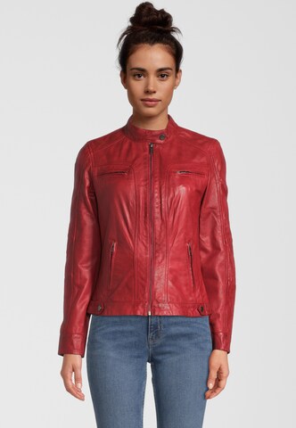 H.I.S Between-Season Jacket in Red: front