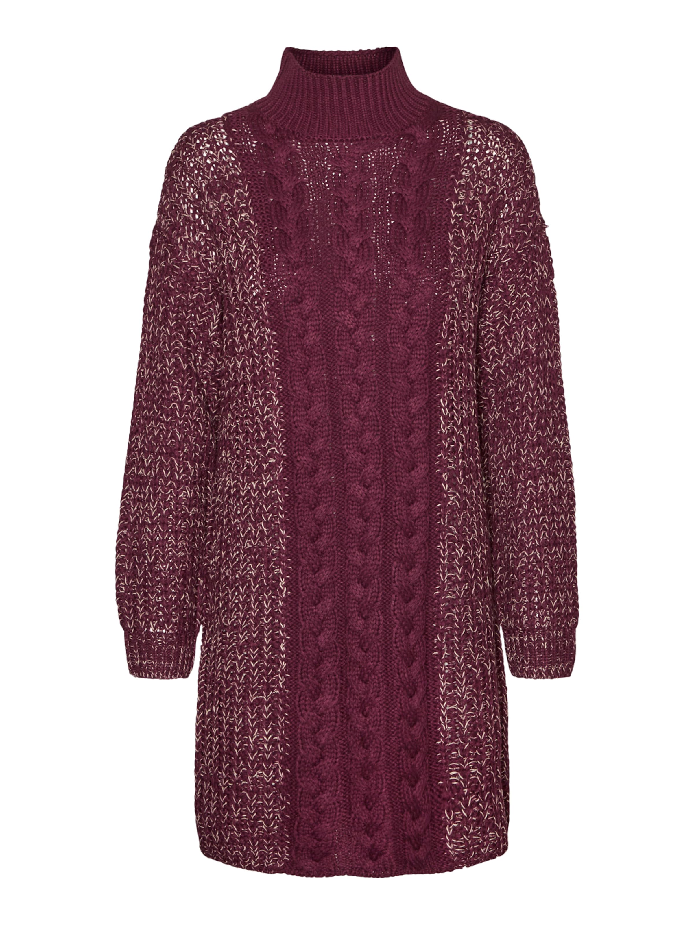 Noisy may Knitted dress 'LORI' in Red: front