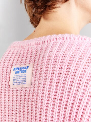 AMERICAN VINTAGE Pullover 'Cyrow' in Pink