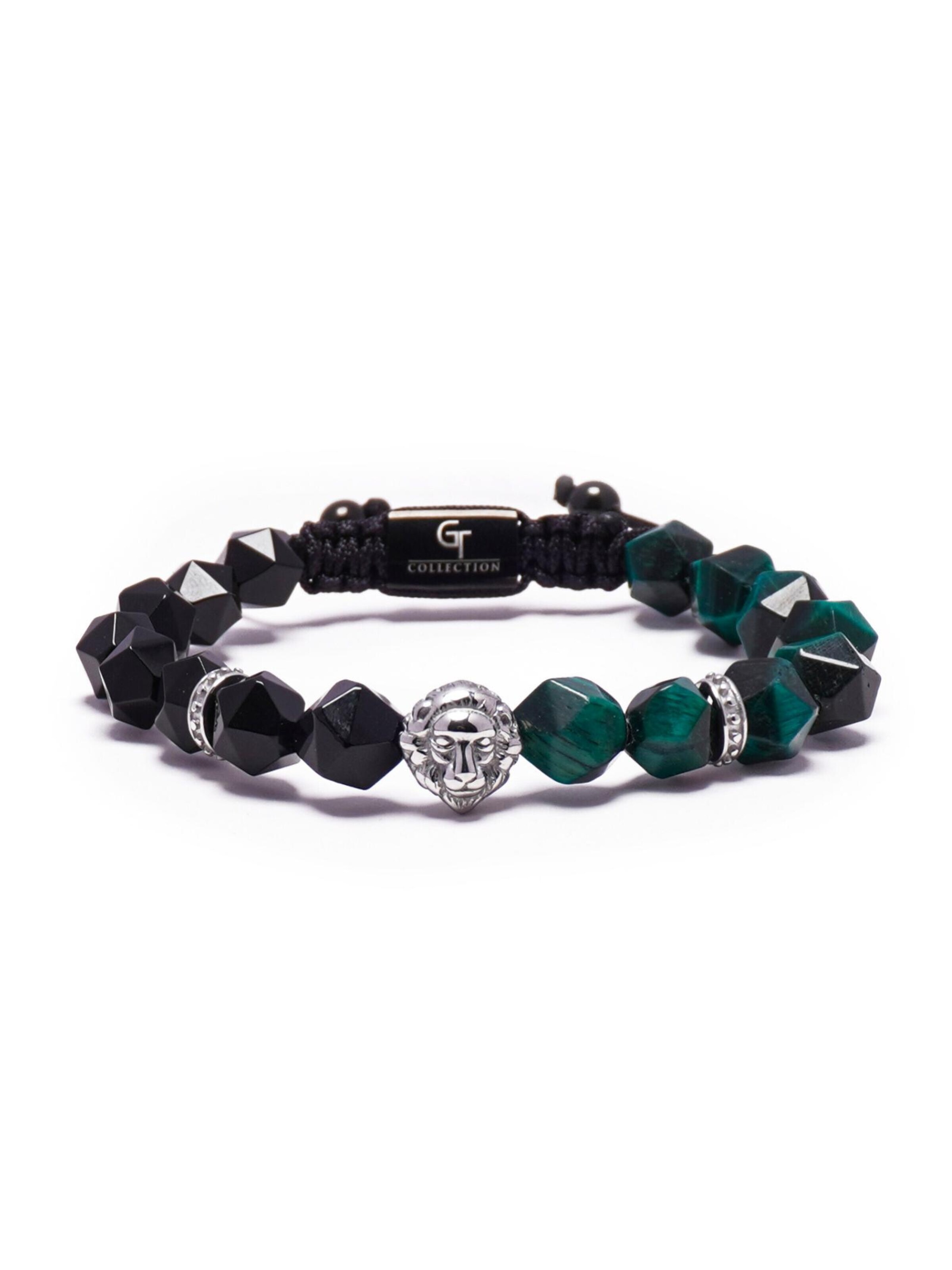 GT Collection Armband 'Wild Cat' in Groen: voorkant