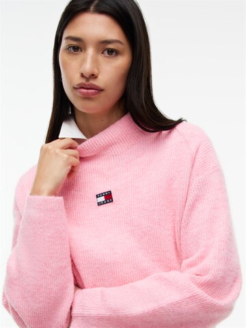 rožinė Tommy Jeans Megztinis